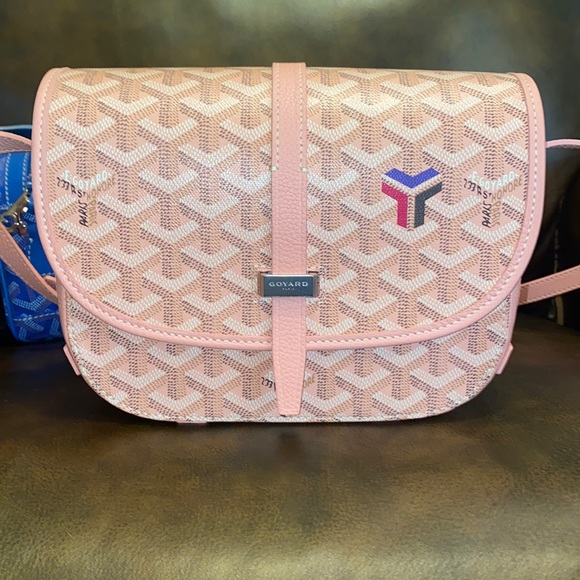 RARE GOYARD BELVEDERE PM LIMITED EDITION ROSE POUDRE PINK - Picture 4 of 16